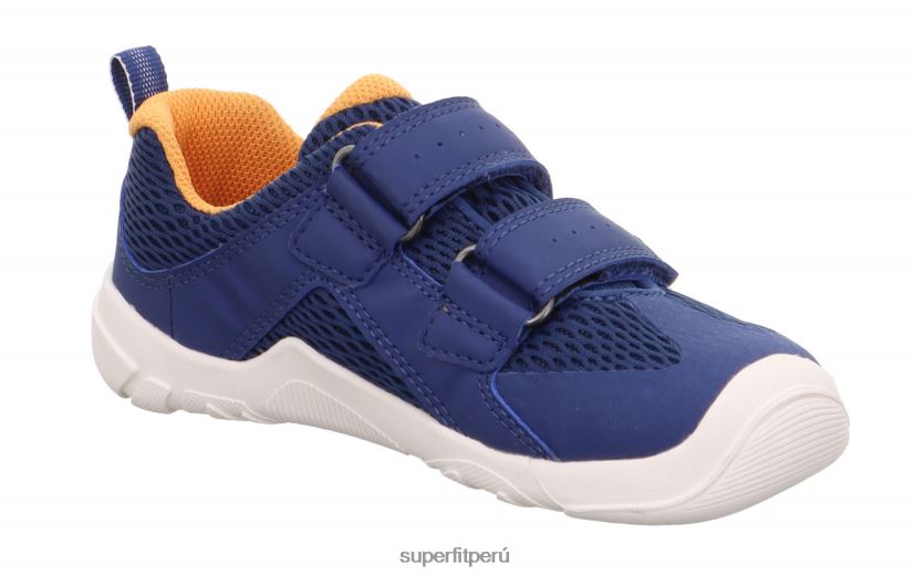 educación física Superfit bebés trace - zapatillas bajas con cierre de velcro azul/naranja V06L24540 zapatillas bajas