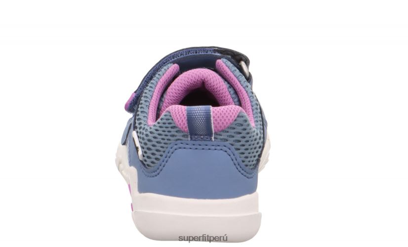 educación física Superfit bebés trace - zapatillas bajas con cierre de velcro azul púrpura V06L24547 zapatillas bajas