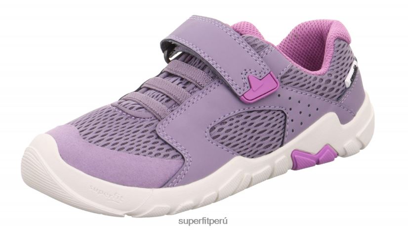 educación física Superfit bebés trace - zapatillas bajas con cierre de velcro púrpura V06L24541 zapatillas bajas