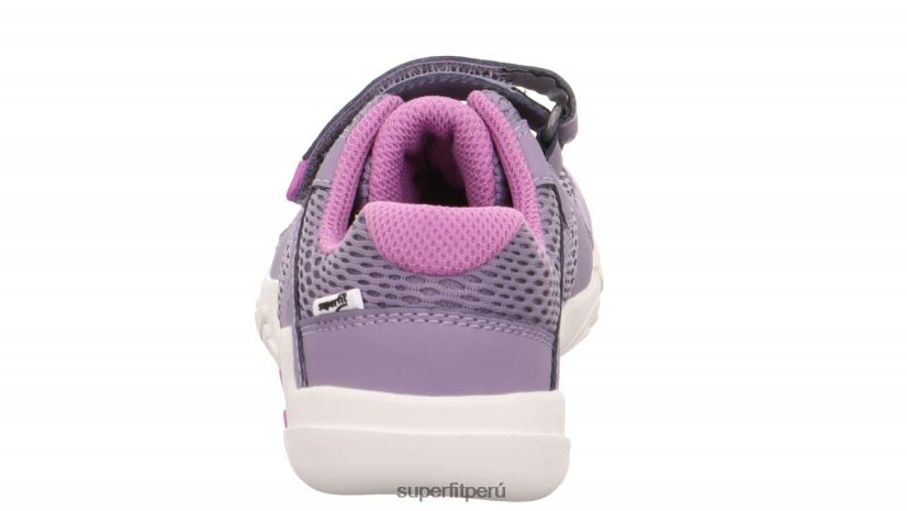 educación física Superfit bebés trace - zapatillas bajas con cierre de velcro púrpura V06L24541 zapatillas bajas