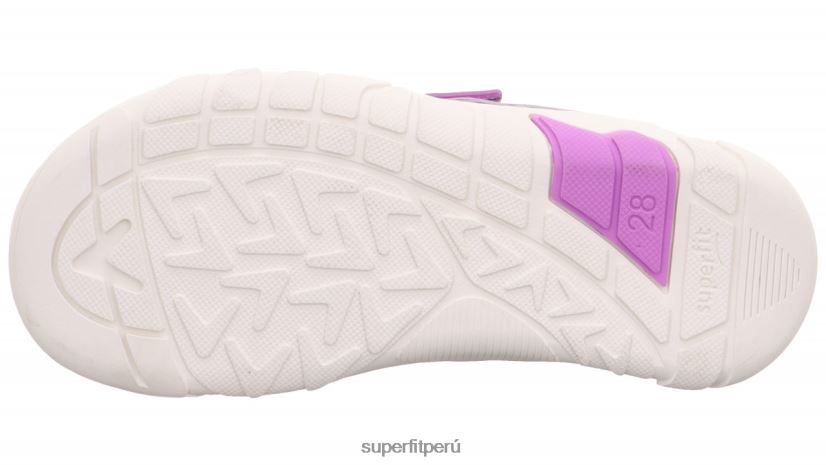 educación física Superfit bebés trace - zapatillas bajas con cierre de velcro púrpura V06L24541 zapatillas bajas