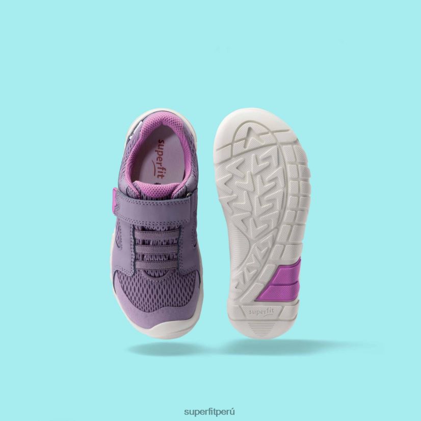 educación física Superfit bebés trace - zapatillas bajas con cierre de velcro púrpura V06L24541 zapatillas bajas