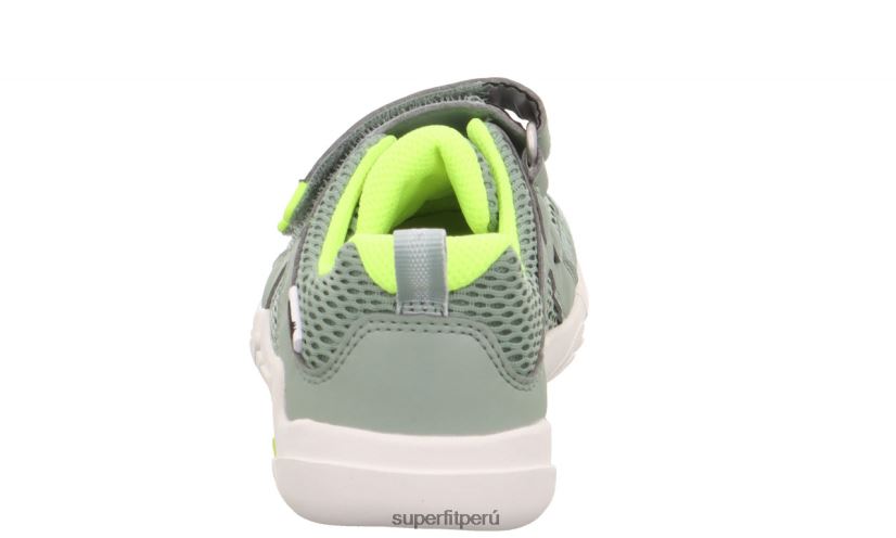 educación física Superfit bebés trace - zapatillas bajas con cierre de velcro verde claro/amarillo V06L24543 zapatillas bajas