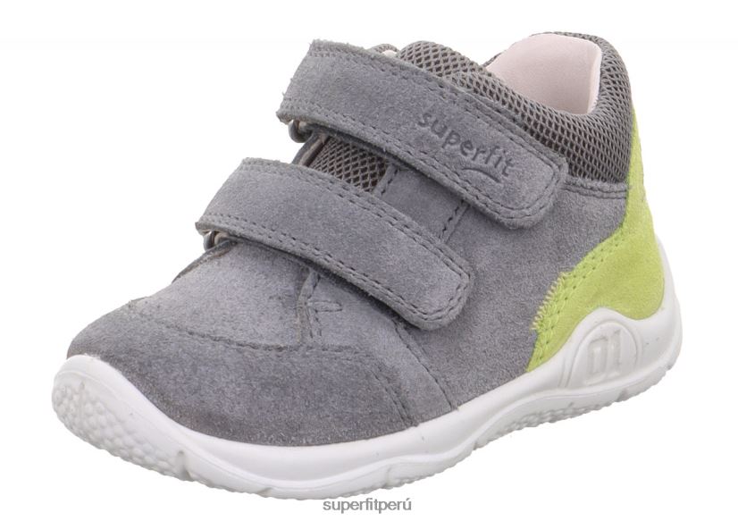 educación física Superfit bebés universe - zapatillas bajas con cierre de velcro Verde gris V06L24311 zapatillas bajas