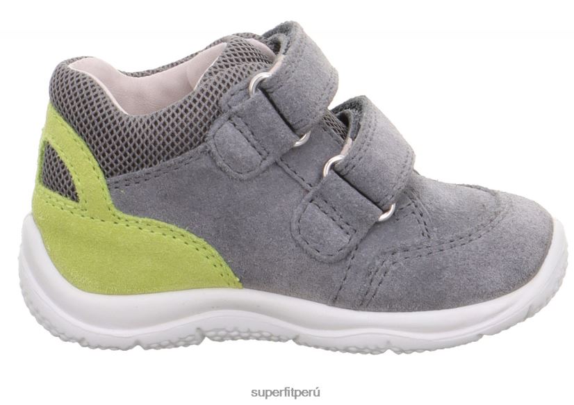 educación física Superfit bebés universe - zapatillas bajas con cierre de velcro Verde gris V06L24311 zapatillas bajas