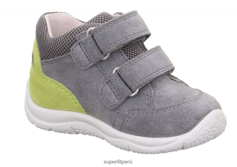 educación física Superfit bebés universe - zapatillas bajas con cierre de velcro Verde gris V06L24311 zapatillas bajas