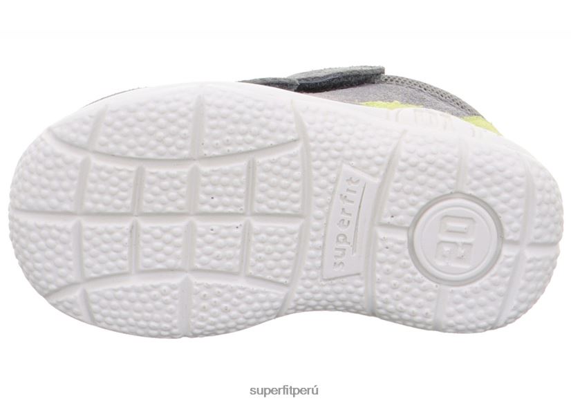 educación física Superfit bebés universe - zapatillas bajas con cierre de velcro Verde gris V06L24311 zapatillas bajas