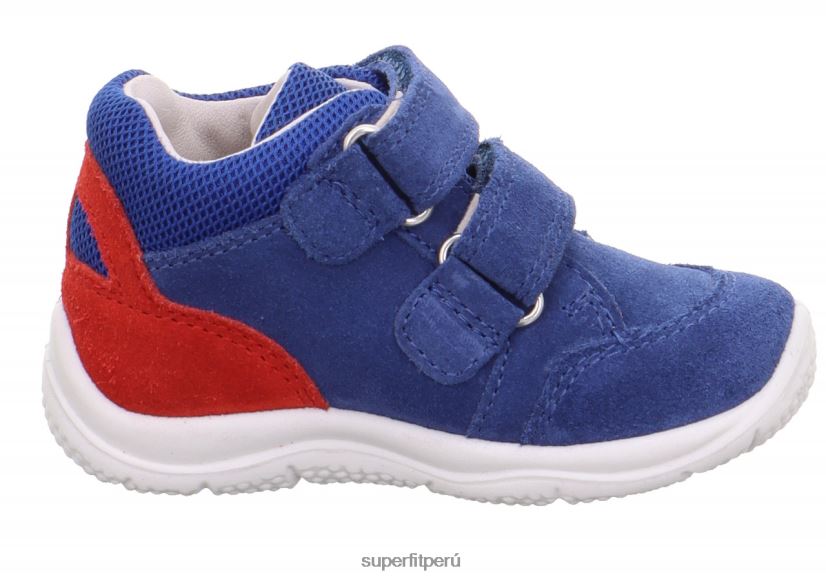 educación física Superfit bebés universe - zapatillas bajas con cierre de velcro azul rojo V06L24343 zapatillas bajas