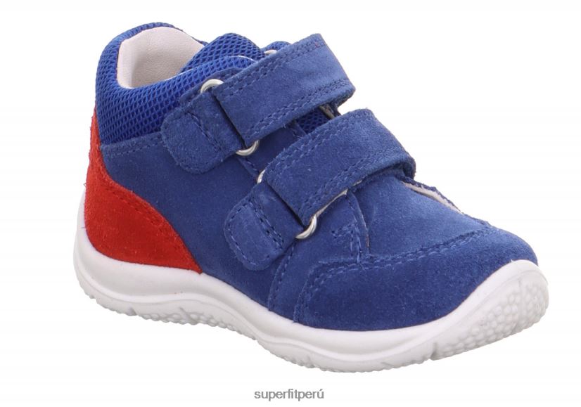 educación física Superfit bebés universe - zapatillas bajas con cierre de velcro azul rojo V06L24343 zapatillas bajas