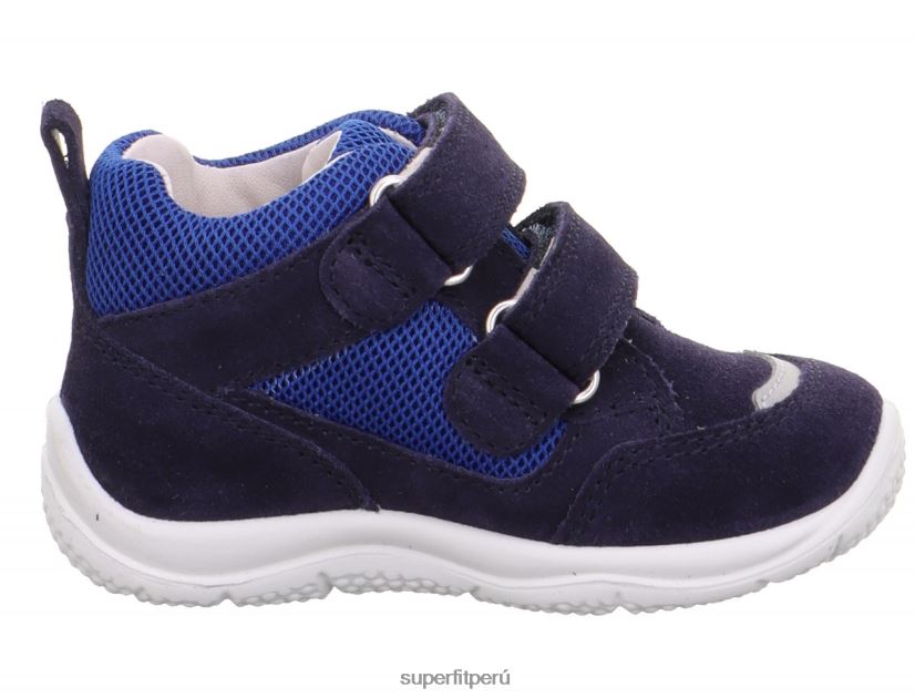 educación física Superfit bebés universe - zapatillas bajas con cierre de velcro azul verde V06L24345 zapatillas bajas