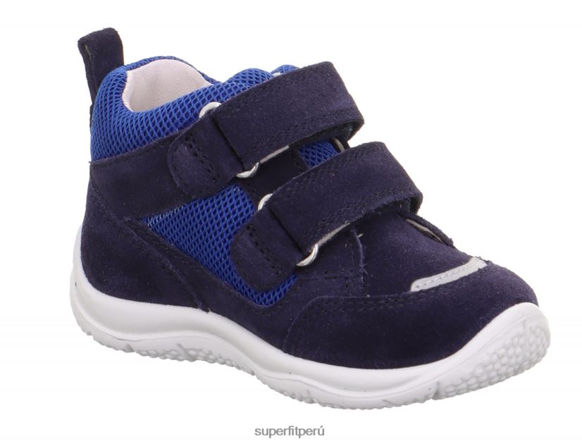 educación física Superfit bebés universe - zapatillas bajas con cierre de velcro azul verde V06L24345 zapatillas bajas