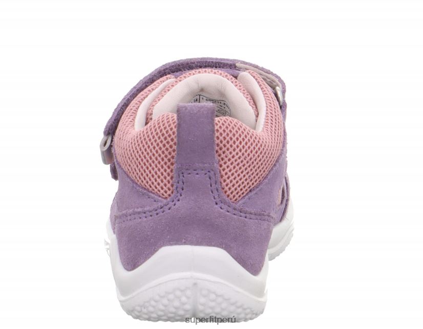 educación física Superfit bebés universe - zapatillas bajas con cierre de velcro morado/rosa V06L24254 zapatillas bajas