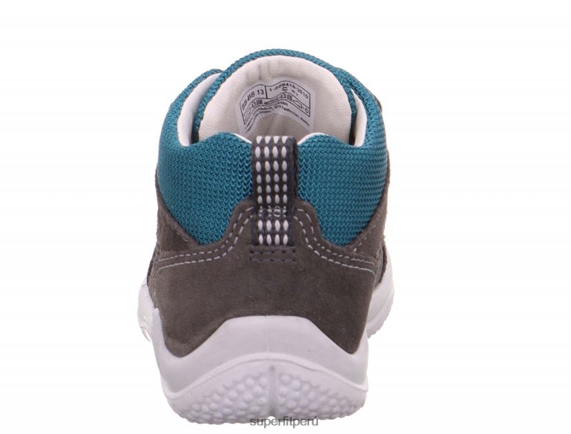 educación física Superfit bebés universe - zapatillas bajas con cordones Verde gris V06L24366 zapatillas bajas