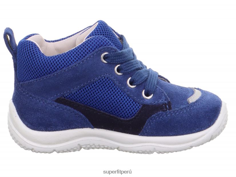 educación física Superfit bebés universe - zapatillas bajas con cordones azul verde V06L24304 zapatillas bajas