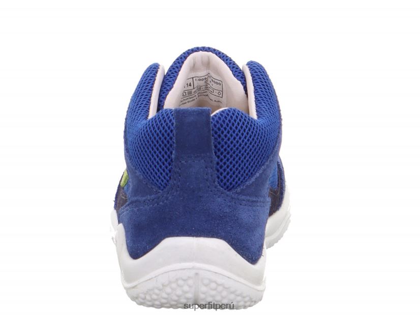 educación física Superfit bebés universe - zapatillas bajas con cordones azul verde V06L24304 zapatillas bajas