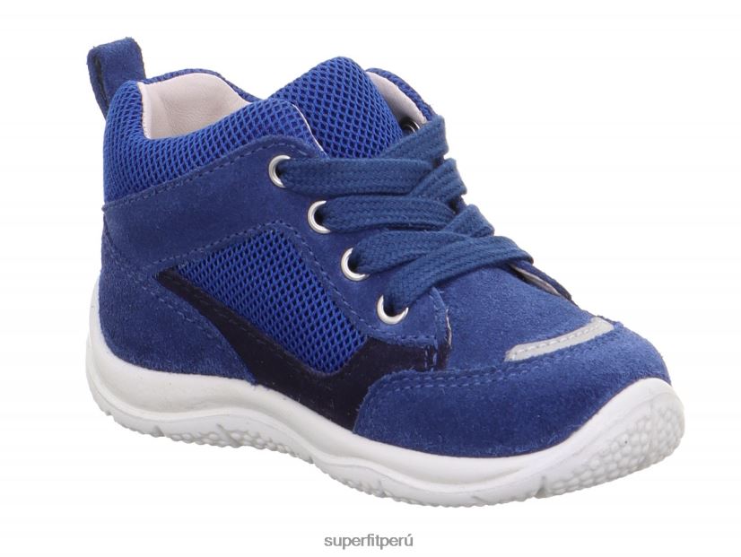 educación física Superfit bebés universe - zapatillas bajas con cordones azul verde V06L24304 zapatillas bajas