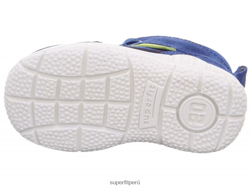educación física Superfit bebés universe - zapatillas bajas con cordones azul verde V06L24304 zapatillas bajas