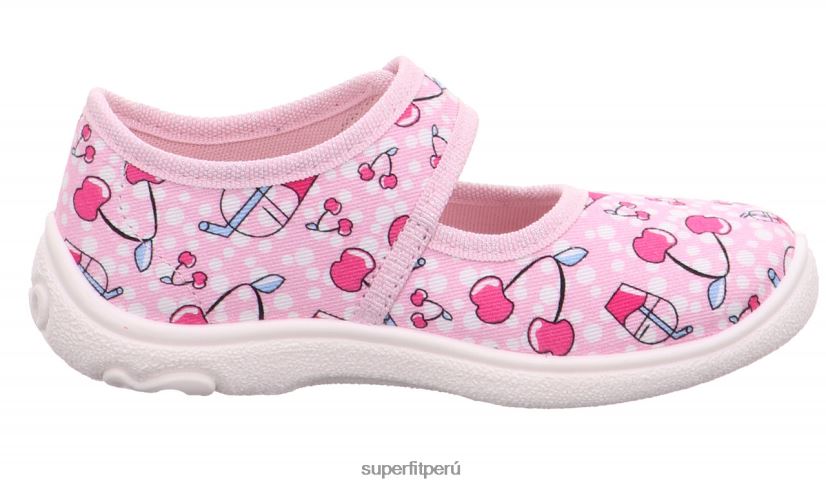 educación física Superfit bebés belinda - pantufla con cierre de velcro rosa V06L2467 zapatillas