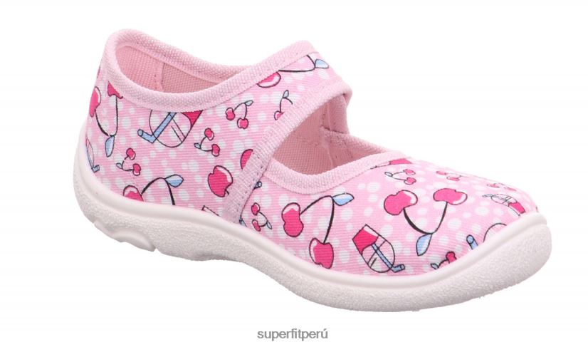 educación física Superfit bebés belinda - pantufla con cierre de velcro rosa V06L2467 zapatillas