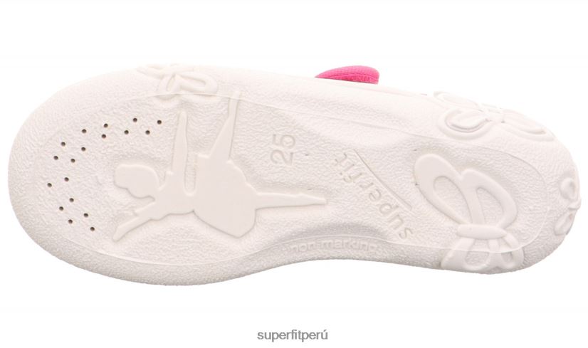educación física Superfit bebés belinda - pantufla con cierre de velcro rosa/multicolor V06L2480 zapatillas