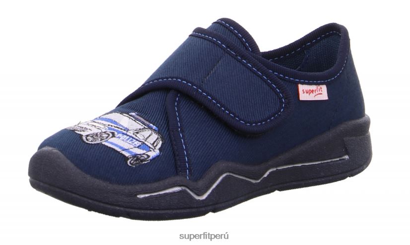 educación física Superfit bebés benny - zapatilla con cierre de velcro azul blanco V06L2472 zapatillas