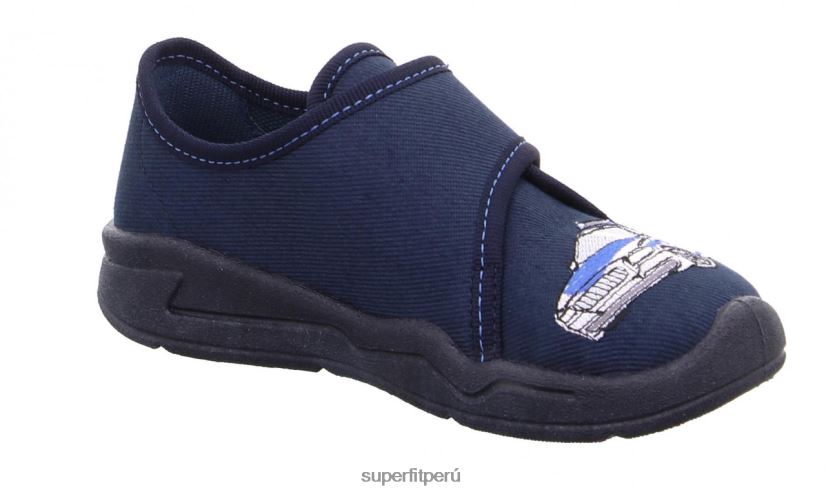 educación física Superfit bebés benny - zapatilla con cierre de velcro azul blanco V06L2472 zapatillas