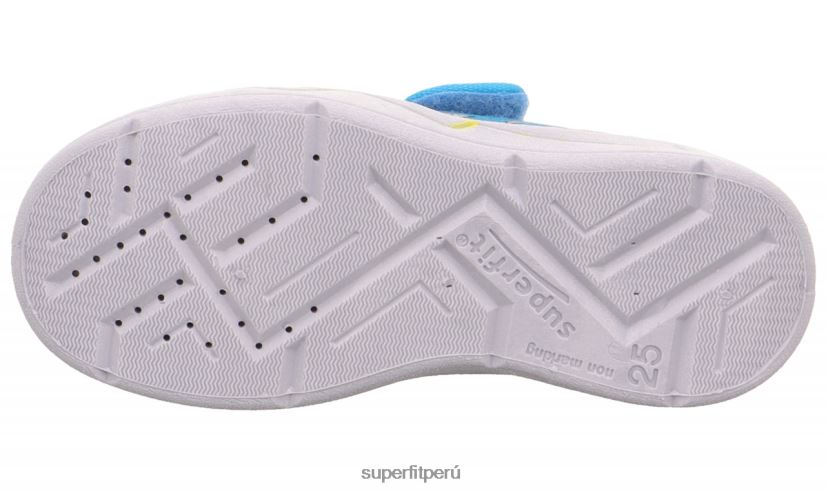 educación física Superfit bebés benny - zapatilla con cierre de velcro azul claro/multicolor V06L244 zapatillas