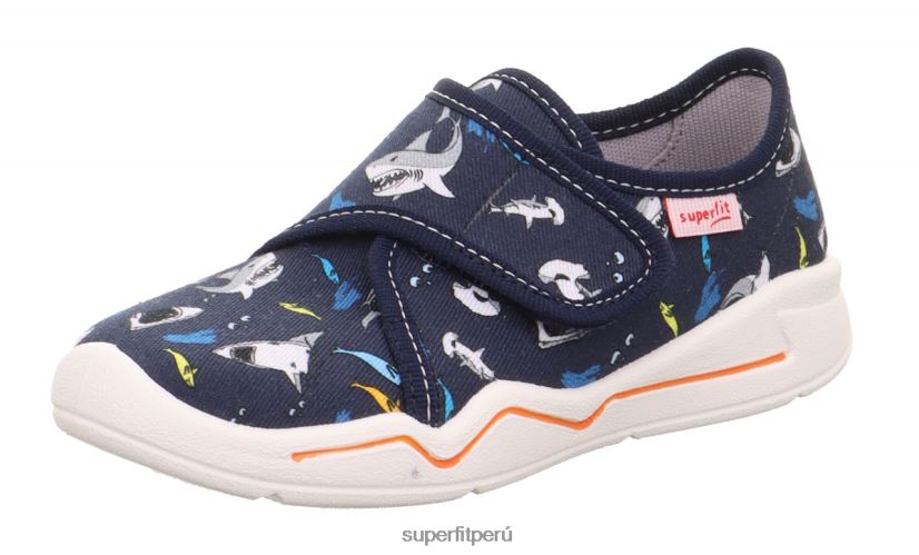 educación física Superfit bebés benny - zapatilla con cierre de velcro azul/multicolor V06L2412 zapatillas