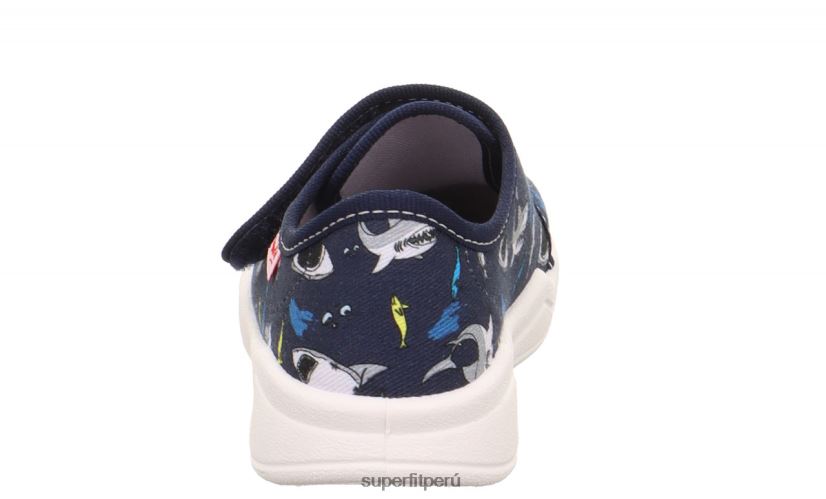educación física Superfit bebés benny - zapatilla con cierre de velcro azul/multicolor V06L2412 zapatillas
