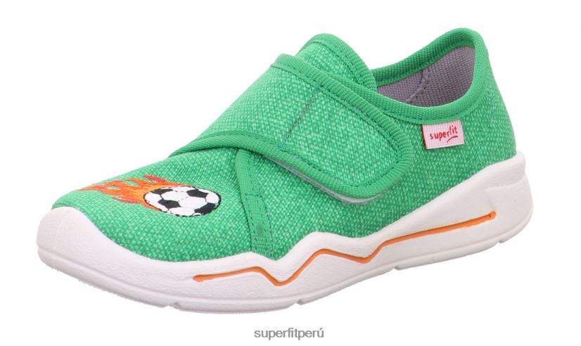 educación física Superfit bebés benny - zapatilla con cierre de velcro verde/naranja V06L2466 zapatillas