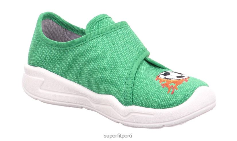 educación física Superfit bebés benny - zapatilla con cierre de velcro verde/naranja V06L2466 zapatillas
