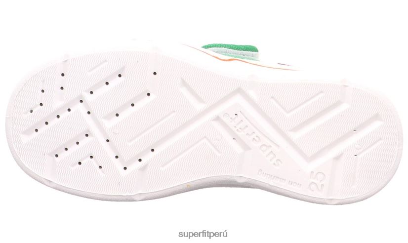 educación física Superfit bebés benny - zapatilla con cierre de velcro verde/naranja V06L2466 zapatillas