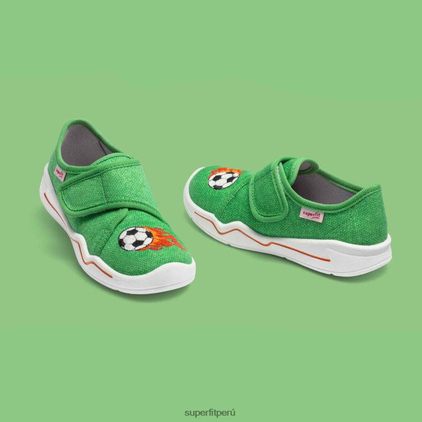 educación física Superfit bebés benny - zapatilla con cierre de velcro verde/naranja V06L2466 zapatillas