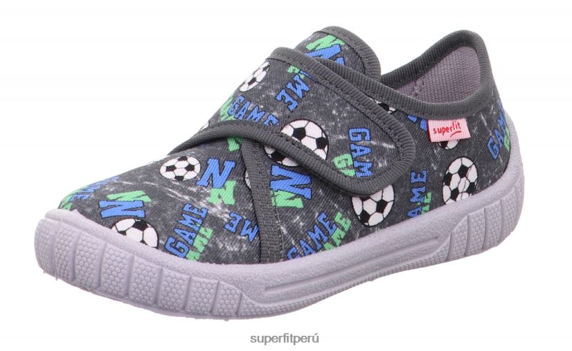 educación física Superfit bebés billete - zapatilla con cierre de velcro Verde gris V06L245 zapatillas