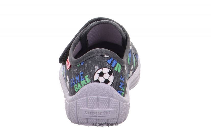educación física Superfit bebés billete - zapatilla con cierre de velcro Verde gris V06L245 zapatillas