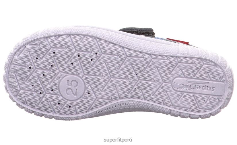 educación física Superfit bebés billete - zapatilla con cierre de velcro Verde gris V06L245 zapatillas