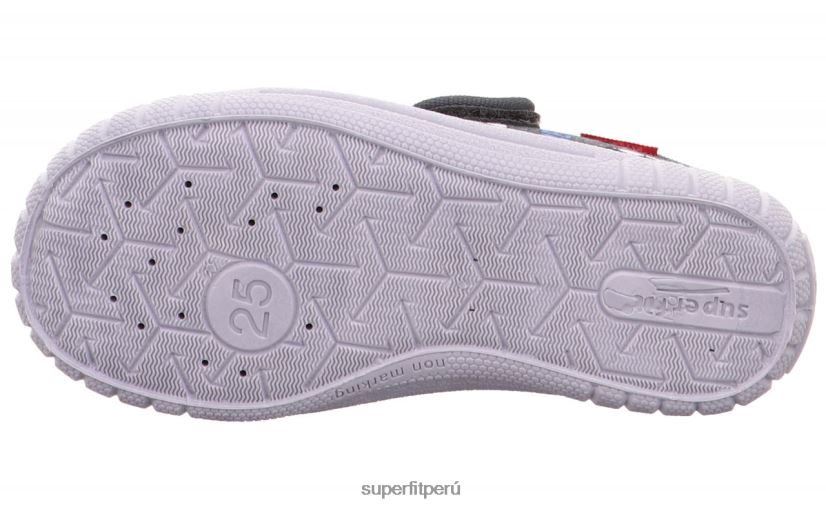 educación física Superfit bebés billete - zapatilla con cierre de velcro Verde gris V06L245 zapatillas