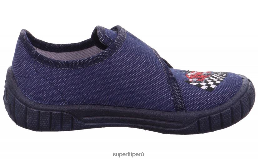 educación física Superfit bebés billete - zapatilla con cierre de velcro azul V06L24129 zapatillas