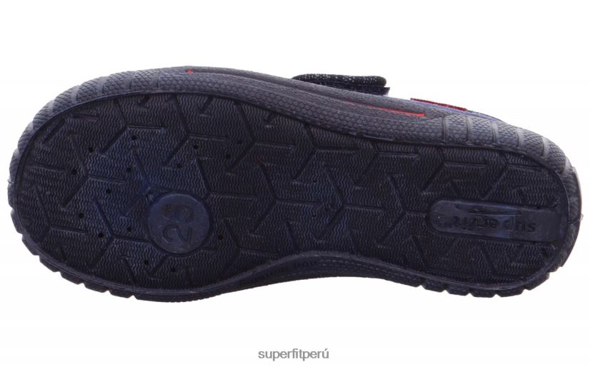 educación física Superfit bebés billete - zapatilla con cierre de velcro azul V06L24129 zapatillas