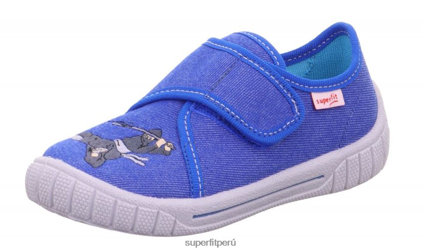 educación física Superfit bebés billete - zapatilla con cierre de velcro azul V06L24147 zapatillas