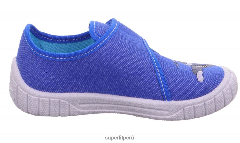 educación física Superfit bebés billete - zapatilla con cierre de velcro azul V06L24147 zapatillas