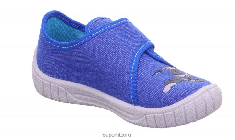 educación física Superfit bebés billete - zapatilla con cierre de velcro azul V06L24147 zapatillas
