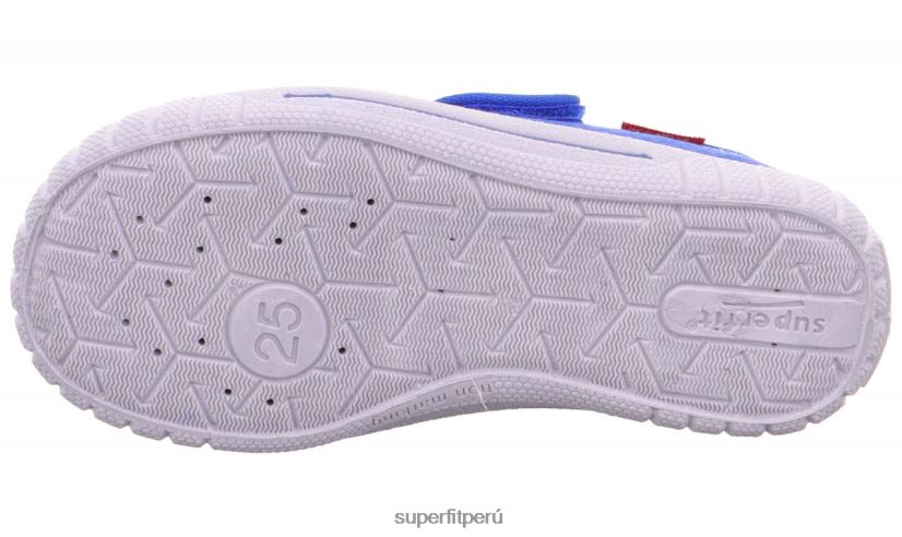educación física Superfit bebés billete - zapatilla con cierre de velcro azul V06L24147 zapatillas