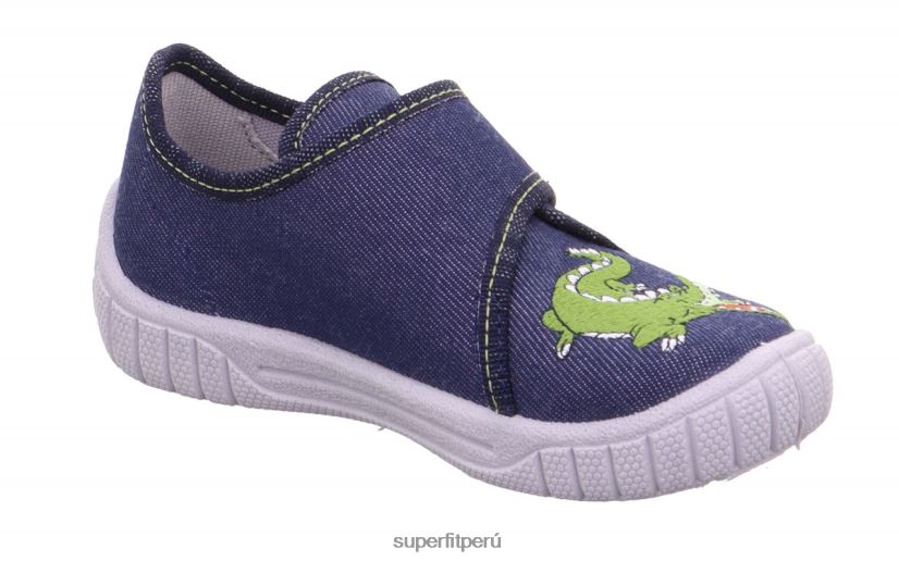 educación física Superfit bebés billete - zapatilla con cierre de velcro azul V06L24154 zapatillas