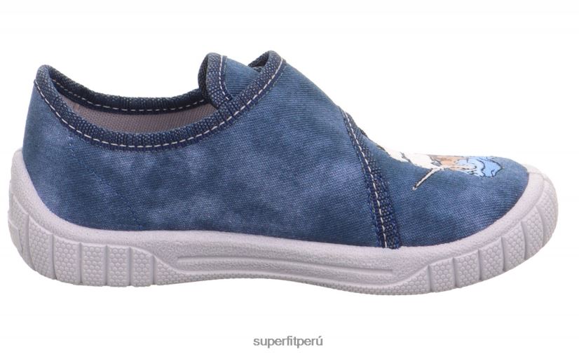educación física Superfit bebés billete - zapatilla con cierre de velcro azul V06L2415 zapatillas