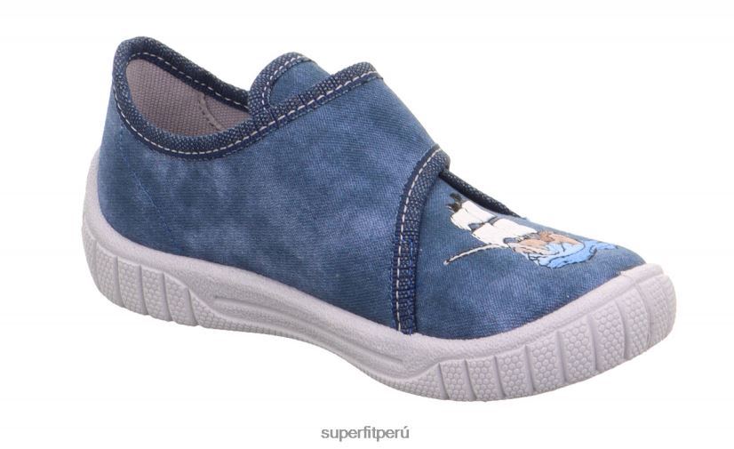 educación física Superfit bebés billete - zapatilla con cierre de velcro azul V06L2415 zapatillas