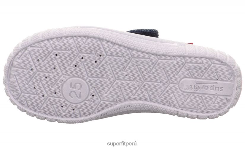 educación física Superfit bebés billete - zapatilla con cierre de velcro azul V06L2415 zapatillas