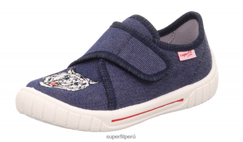 educación física Superfit bebés billete - zapatilla con cierre de velcro azul V06L2431 zapatillas