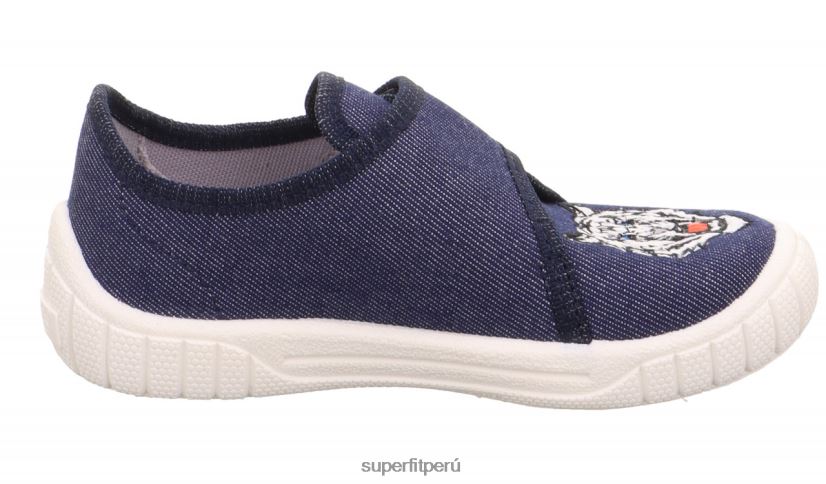 educación física Superfit bebés billete - zapatilla con cierre de velcro azul V06L2431 zapatillas