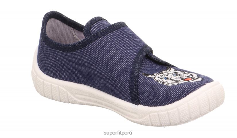 educación física Superfit bebés billete - zapatilla con cierre de velcro azul V06L2431 zapatillas